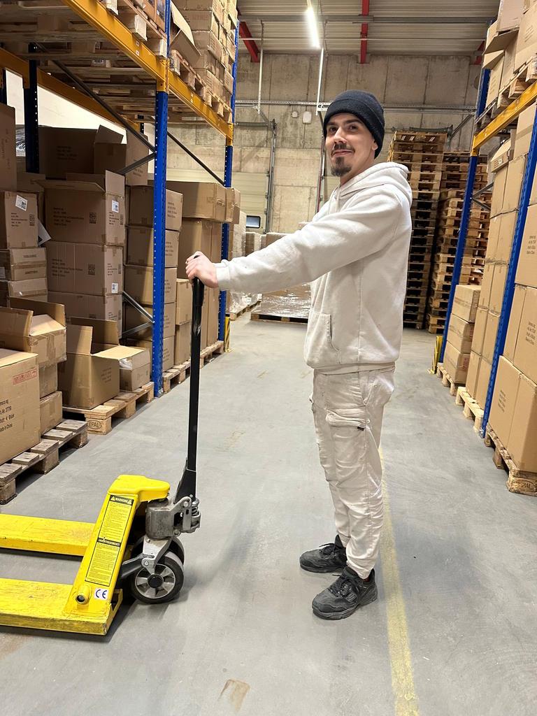 Emanuel Damiao in Arbeit